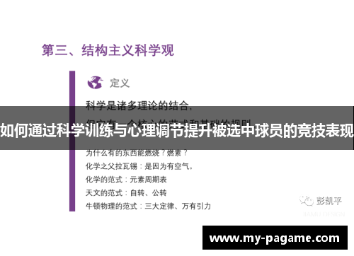 如何通过科学训练与心理调节提升被选中球员的竞技表现