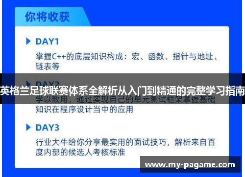 英格兰足球联赛体系全解析从入门到精通的完整学习指南